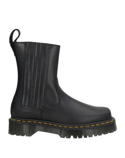 Dr. Martens Amaayah Lo Orleans Combat Boots In Black