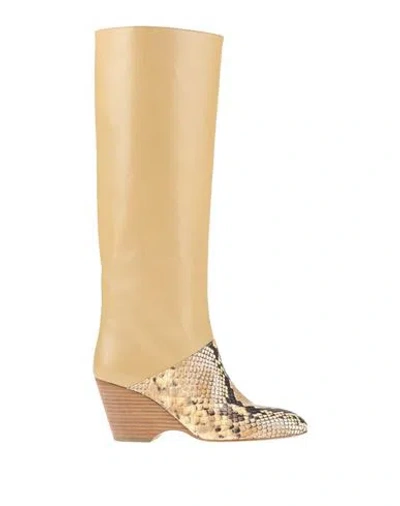 St John St. John Woman Boot Khaki Size 7 Calfskin