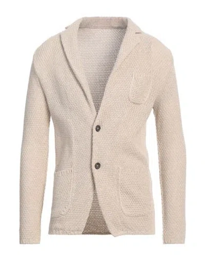 Alessandro Gilles Man Blazer Beige Size 44 Cotton, Acrylic