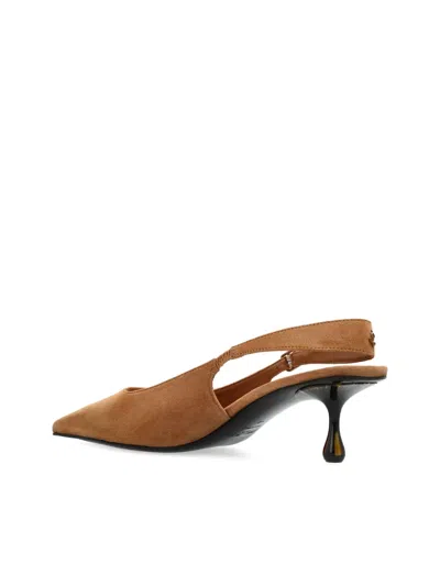 Jimmy Choo Slingback Amel In Tan/ Tortoise