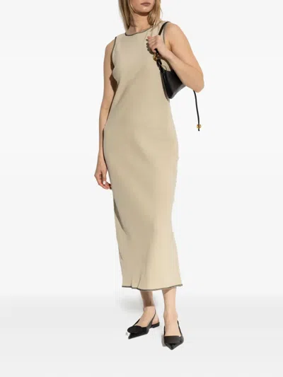 Samsoe & Samsoe Contrast-stitching Maxi Dress