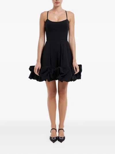 露背紧胸衣式迷你连衣裙