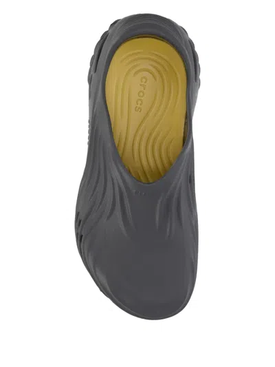 Crocs Echo Wave Slides In Gray