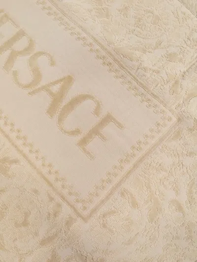 Versace Logo-jacquard Bath Mat