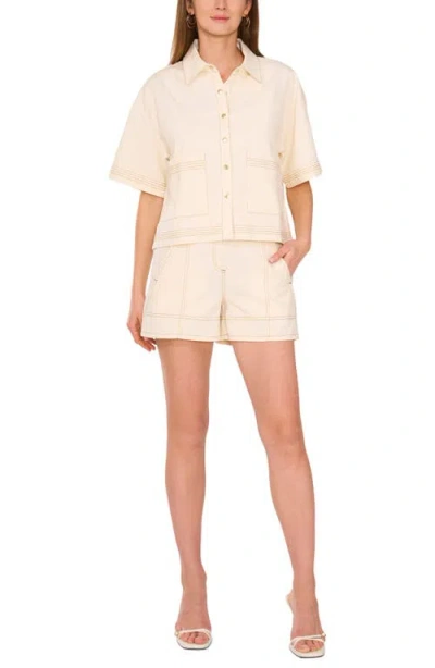 Parker Women's Short-sleeve Stitched  Jacket In Yellow