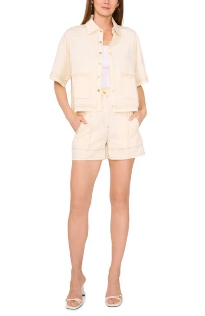 Parker Women's Short-sleeve Stitched  Jacket In Yellow