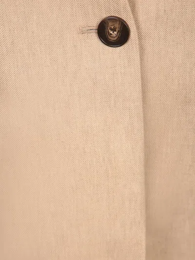Incotex Leda Dark Beige Linen Jacket