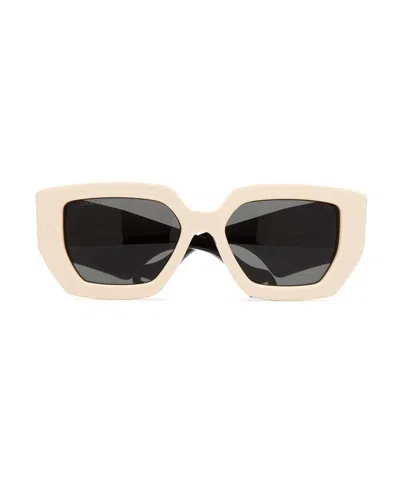 Gucci Blackwhite Square Logo Sunglasses
