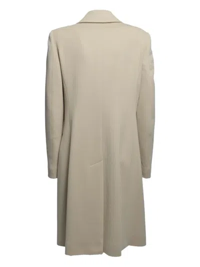 Tagliatore Sand Wool And Cashmere Hennie Coat