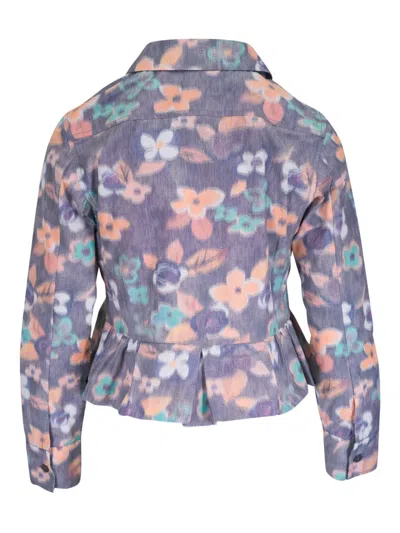 花卉印花夹克