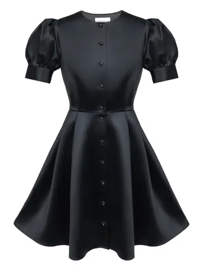 排扣迷你连衣裙