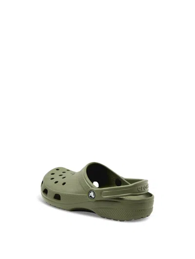 Crocs Classic Mens Army Green Clogs In Khaki