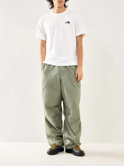 The North Face Man Short Sleeves Simple Dome Tee In White