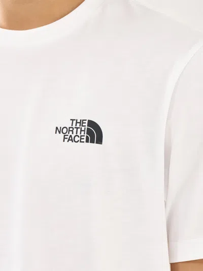 The North Face Man Short Sleeves Simple Dome Tee In White