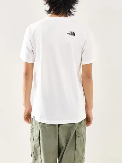 The North Face Man Short Sleeves Simple Dome Tee In White