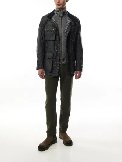 Belstaff Trailmaster Waxed Jacket Black