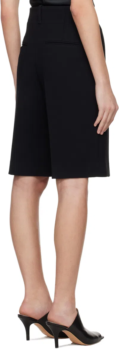 Khaite Laden Low-rise Suiting Shorts In Black