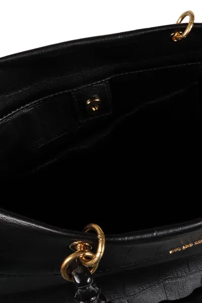 Jil Sander Bamboo-handle Embossed Leather Tote Bags
