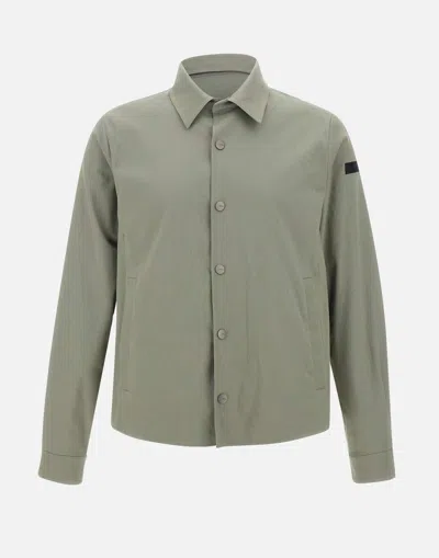 Rrd Green Lightweight Jacket With Button-up Front