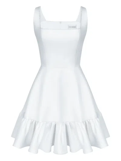 荷叶边迷你连衣裙