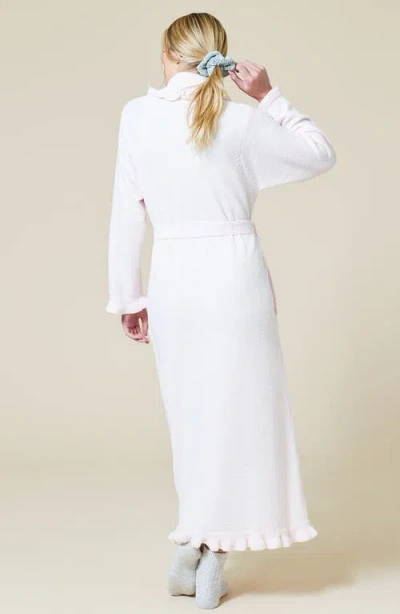 Softies Ruffle Chenille Robe In Pink