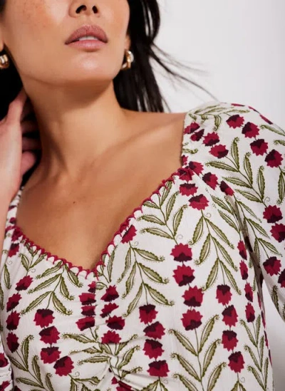 Mint Velvet Print Boho Maxi Dress