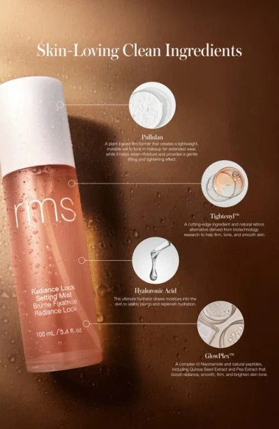 Rms Beauty Radiance Lock Setting Mist No Color In Transparent