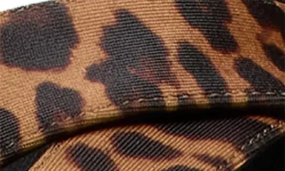 Stuart Weitzman Dayna Leopard-print Crisscross Platform Sandals