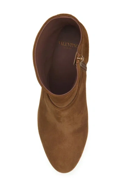 Valentino 75mm Leather Ankle Boots