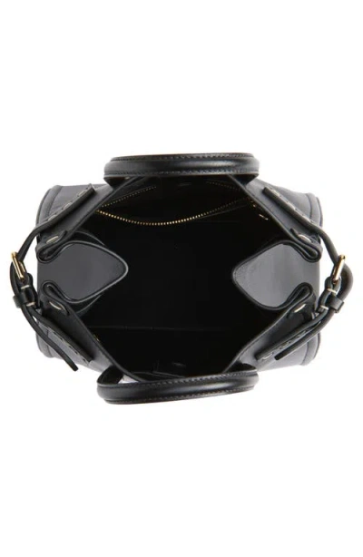 Valentino Borsa Tote In Pelle Nera Con Manici E Tracolla