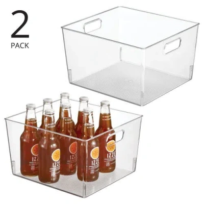 Mdesign Plastic Kitchen Pantry Storage Organizer Container Bin