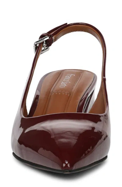 Franco Sarto Women's Racer Pointed Toe Block Heel Slingback Pumps