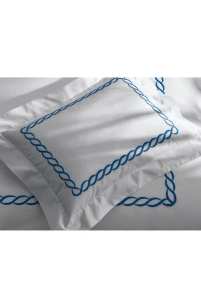 Matouk Classic Chain Cotton Percale Duvet Cover
