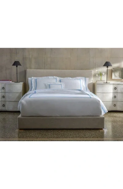Matouk Classic Chain Cotton Percale Duvet Cover