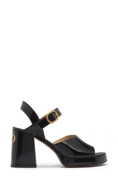 Valentino Fawcette Platform Sandal In Black