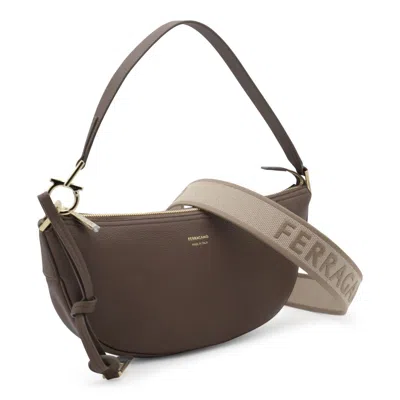 Ferragamo Leather Shoulder Bags Adjustable Strap