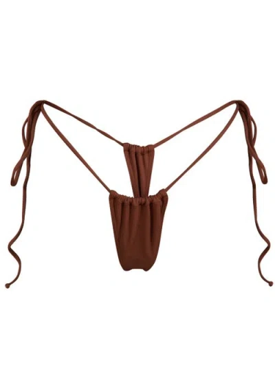 Minimale Animale Sanctuary Tassel Thong Bikini Bottom