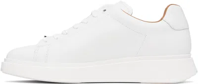 Hugo Boss White Leather Sneakers