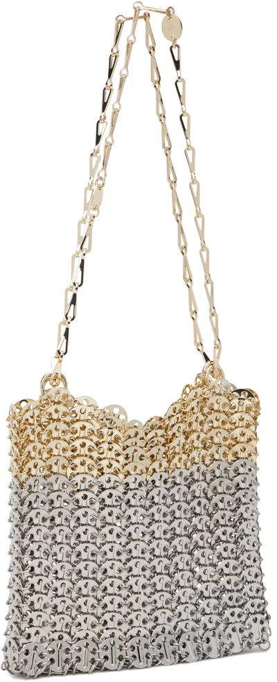 Rabanne Chainmail Handbag With Gradient Finish And Scalloped Edging