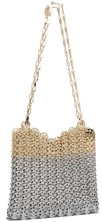 Rabanne Chainmail Handbag With Gradient Finish And Scalloped Edging