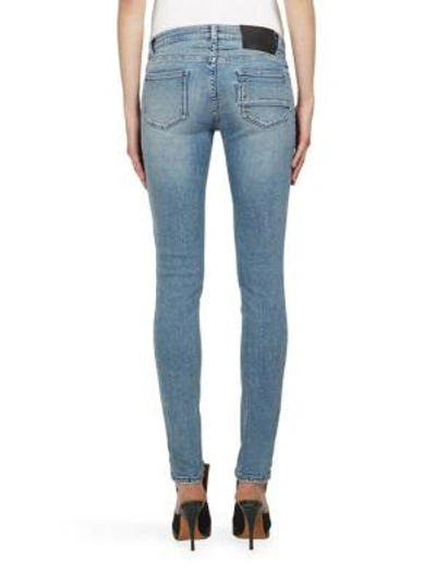Shop Givenchy Skinny Jeans In Light Blue