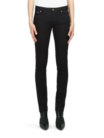 Shop Givenchy Star Print Detail Jeans In Black