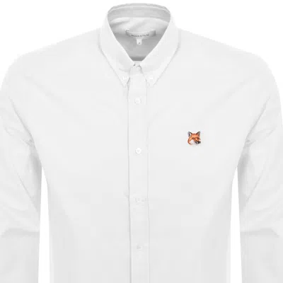 Maison Kitsuné Maison Kitsune "mini Fox Head Oxford Shirt"