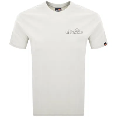 Ellesse Memoralia Logo T Shirt White In White