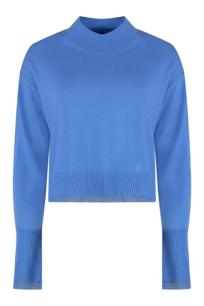 Pinko Wool And Cashmere Cropped Sweater