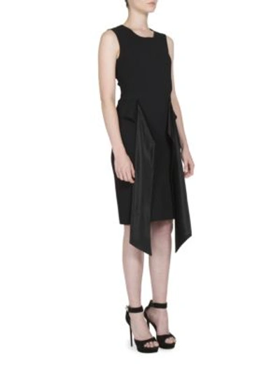 Givenchy Sash-detail Sleeveless Sheath Dress In Black