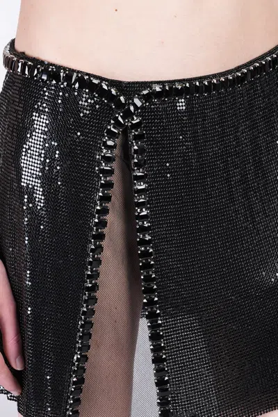 Nué Pixie Skirt In Black Aluminum