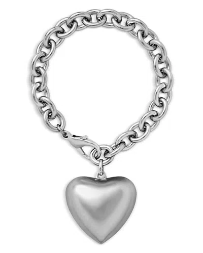 Roxanne Assoulin Puffy Heart Charm Link Bracelet