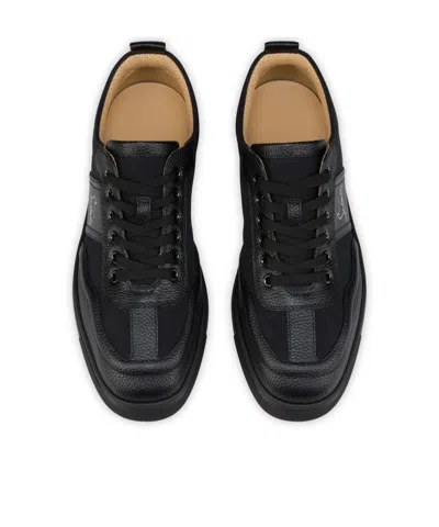 Christian Louboutin Low Top Sneakers Flat Sole In Black