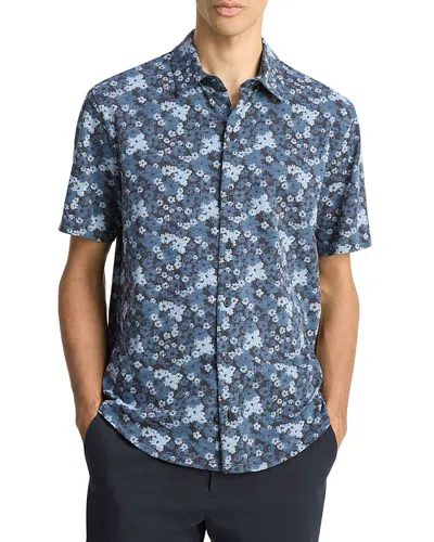 Vince Regular Fit Floral Short Sleeve Shirt